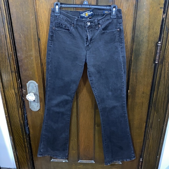 Lucky Brand Sofia Boot Black Jeans Size 6 - Picture 6 of 7